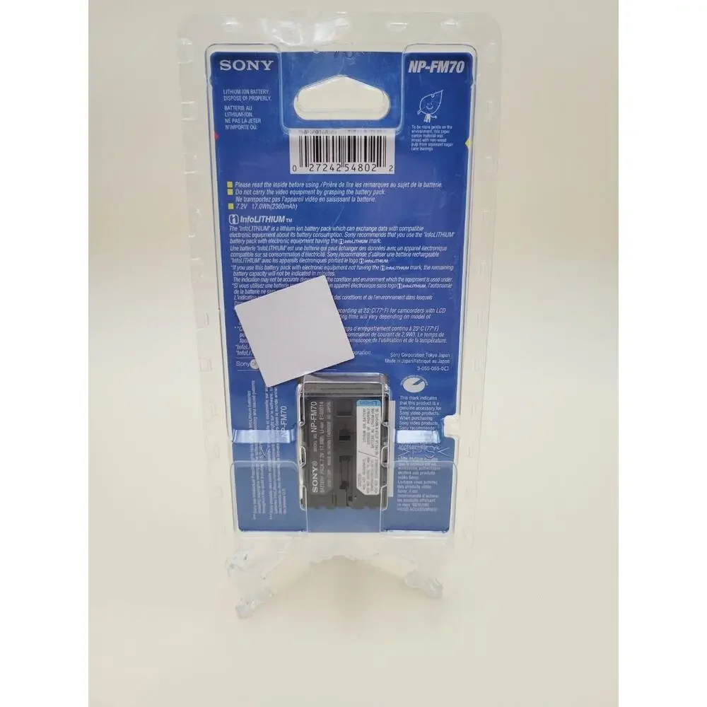 Sony NP-FM70 InfoLITHIUM M Series Rechargeable Battery Pack Handycam 2360m Ah